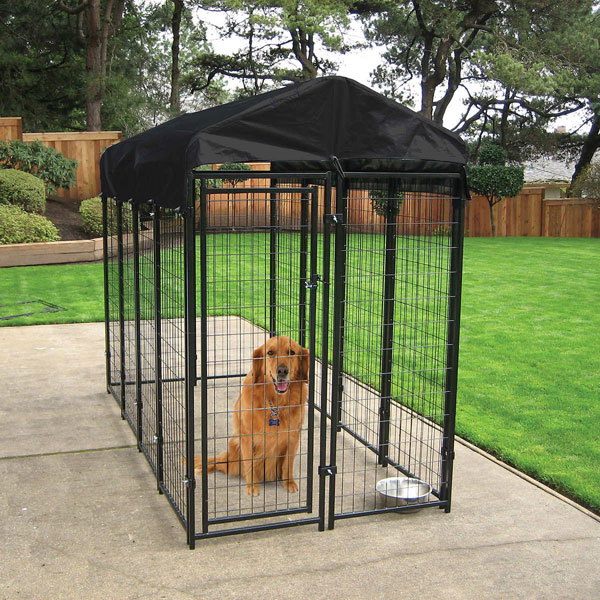 Welded Dog Kennel With Top Cover