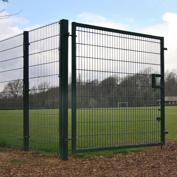 twin mesh swing gate
