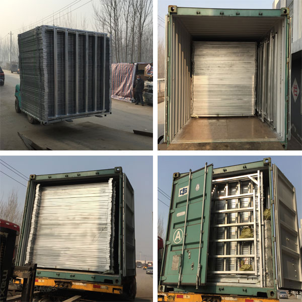 Loading Container of Livestock Panels