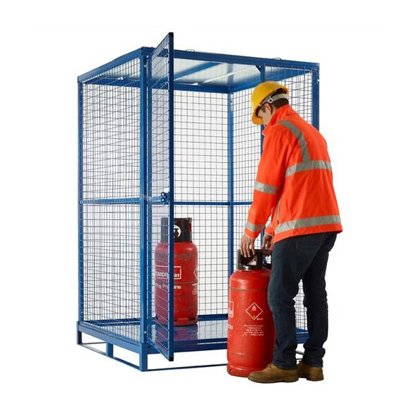 gas bottle storage cage