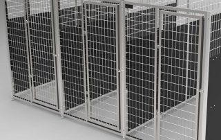 Dog Kennel With Fight Guard Divider
